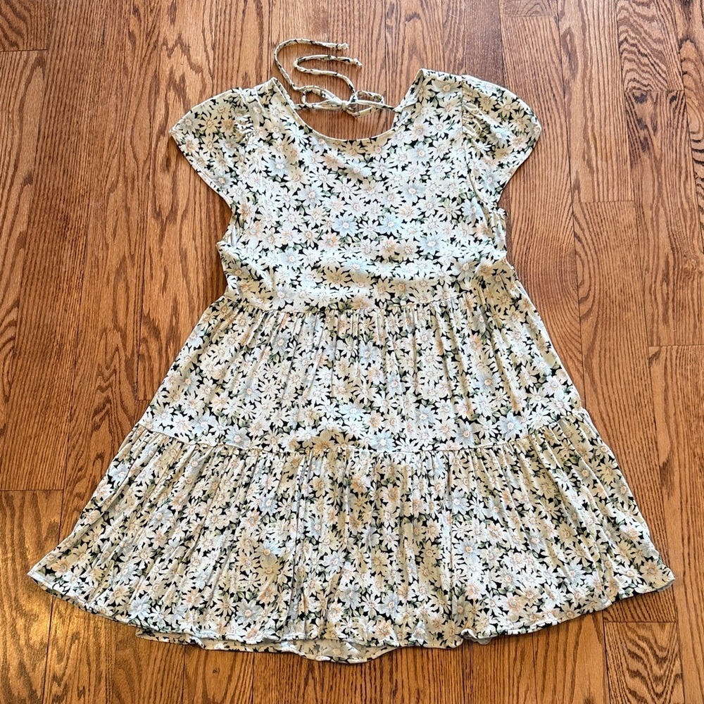 American Eagle Floral Dress Sundress Casual Dress Viscous Dress Women’s size M